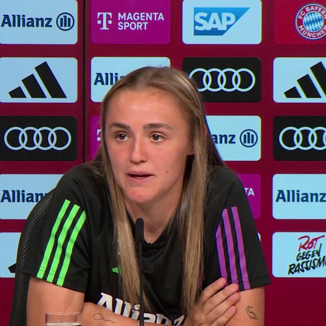 "Together, we are so powerful." 💪 England's Georgia Stanway says she hopes players, staff and journalists will continue to "fight for what's right" in the aftermath of Luis Rubiales' resignation. 🗣️ "