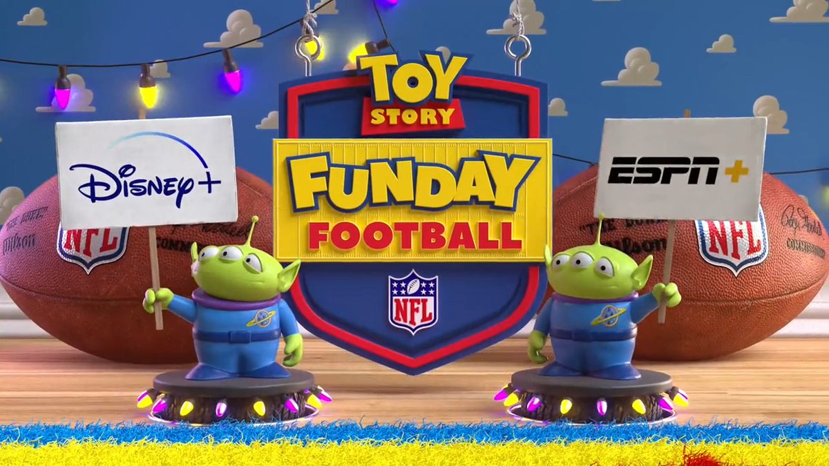 A fully animated ‘TOY STORY’ version of the Falcons vs Jaguars NFL game will be streaming on Disney+ on October 1.