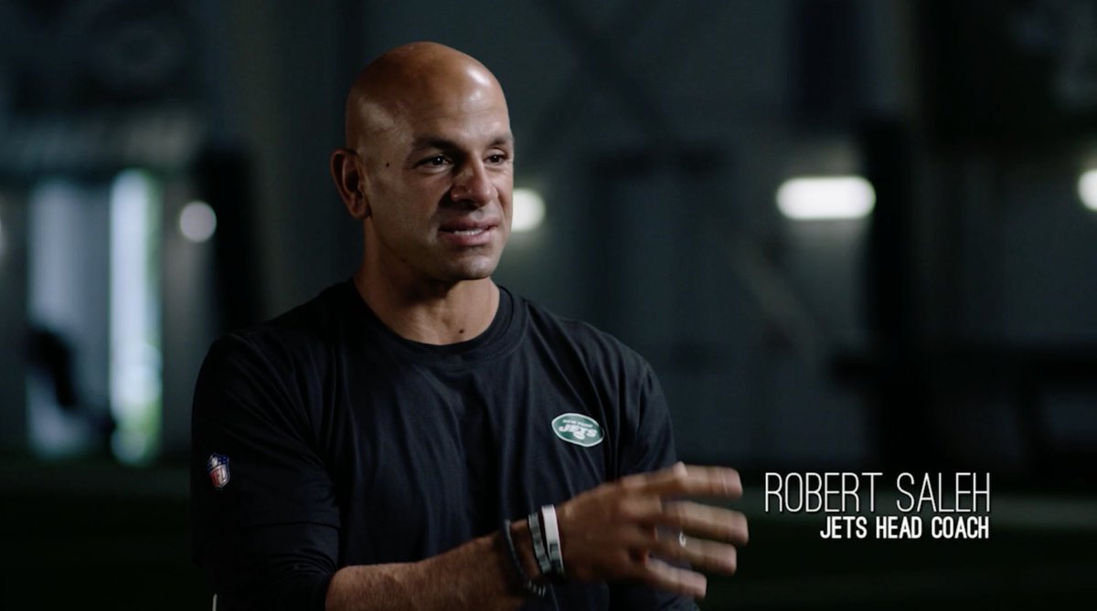 Robert Saleh’s emotional connection to 9-11 steered him to coaching and, eventually, the New York Jets. Produced by Susan Ansman