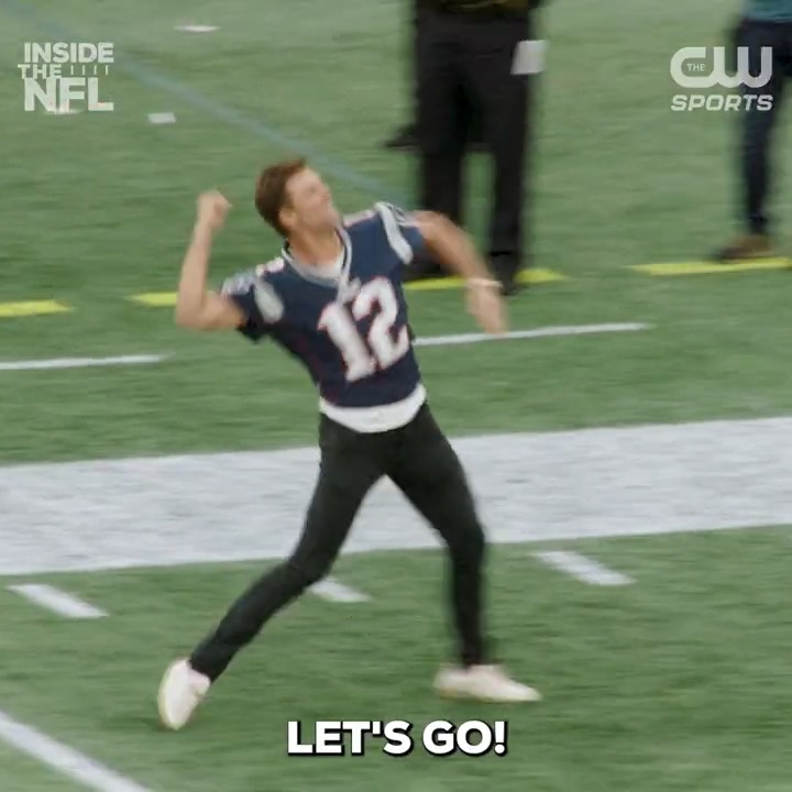 .Tom Brady was mic'd up for the return of his iconic 'LFG' ๐ค (via The CW Sports) #InsideTheNFL Tuesdays 8/7c on The CW