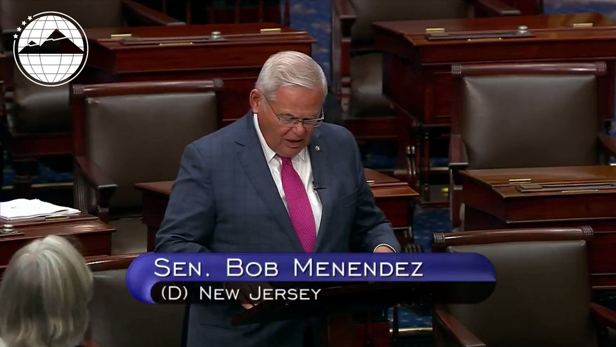 #BREAKING: Senate Foreign Relations Committee Chairman, Senator Bob Menendez (D-NJ) delivers a speech on the Senate Floor, underscoring the gravity of the humanitarian crisis confronting Artsakh, offering a poignant call for action. "The Aliyev government in Azerbaijan is carrying out a campaign of heinous atrocities that bear the hallmarks of genocide against the Armenians in Artsakh. They have purposefully and viciously trapped an estimated 100k to 120,000 Christian Armenians in the Karabakh mountains. there is only one road out connecting Nagorno Karabakh to Armenia for people, food, medicine, and basic supplies."