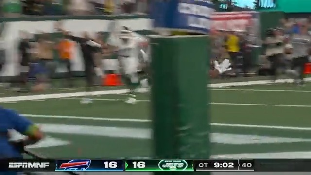 As called by Bob Wischusen on Jets radio:
