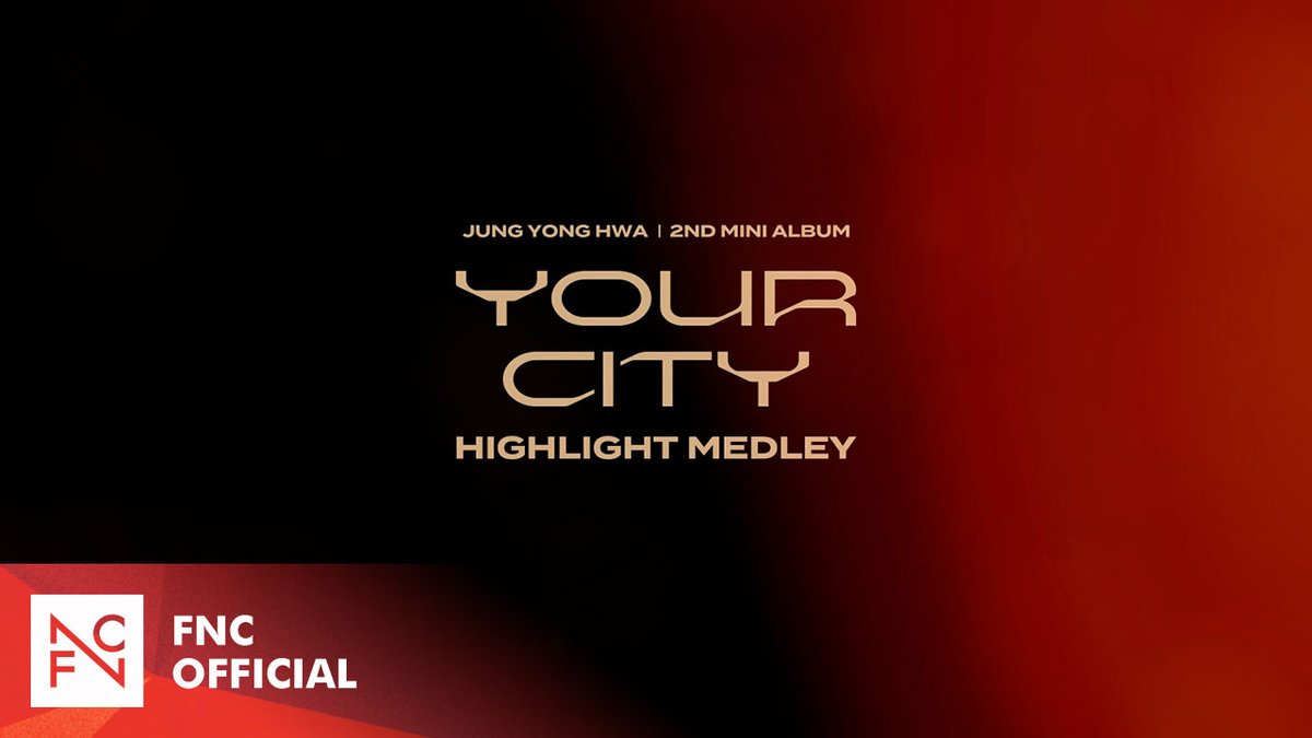 JUNG YONG HWA 2ND MINI ALBUM [YOUR CITY] HIGHLIGHT MEDLEY YOUTUBE - ▶ ALBUM RELEASE 2023.09.14 6PM (KST) #정용화 #JUNGYONGHWA #2ND_MINI_ALBUM #YOUR_CITY #너의_도시