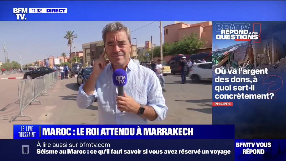 Séisme au Maroc: le roi Mohammed VI se rendra au centre hospitalier de Marrakech dans la journée