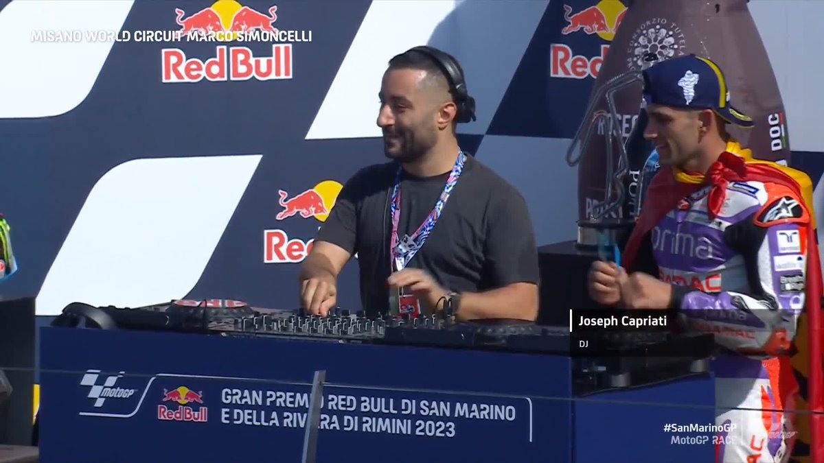Joseph Capriati at the San Marino GP 🏁