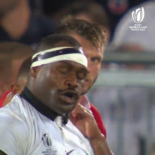 When Fiji Rugby Union's Levani Botia owned up to a knock-on over the try line 🙌 #RWC2023 | #WALvFIJ