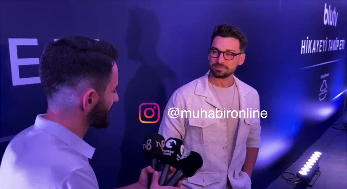 Blu TV etkinliğinden #AlpNavruz röportajı 💥 (Muhabironline)