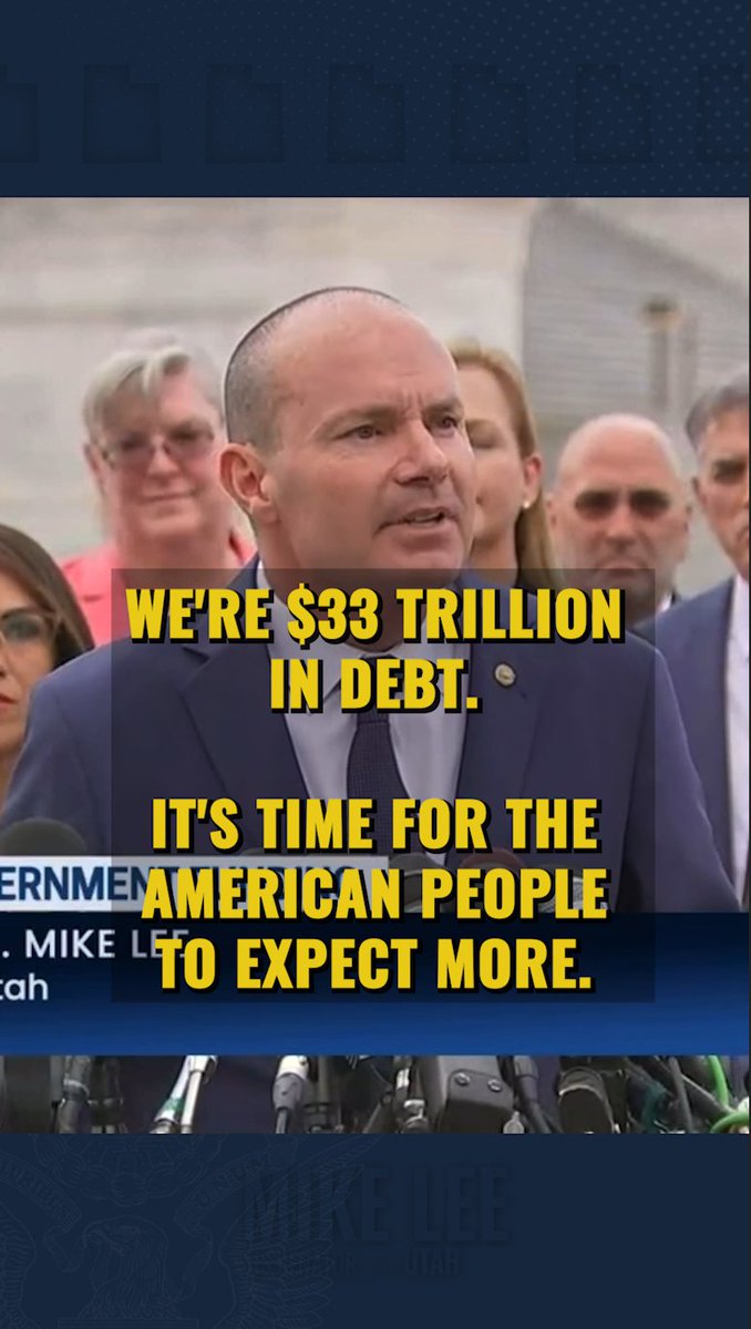 We're $33 trillion in debt. It's time for the American people to expect more.