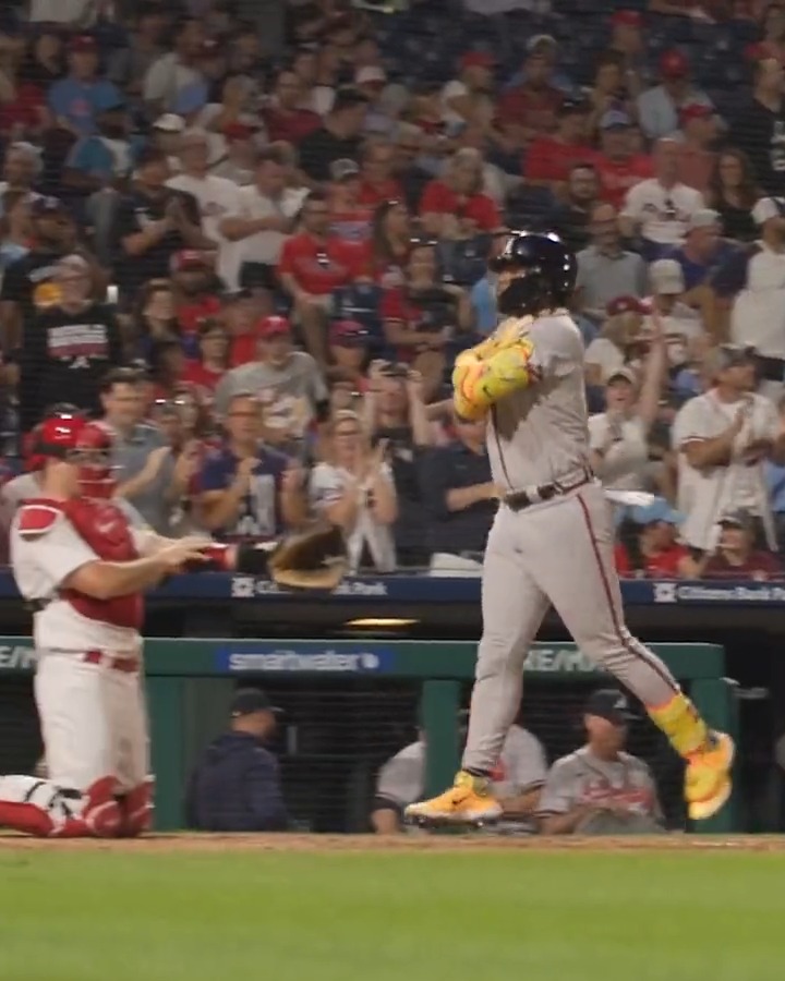 .Ronald Acuña Jr. has no chill. 🥶