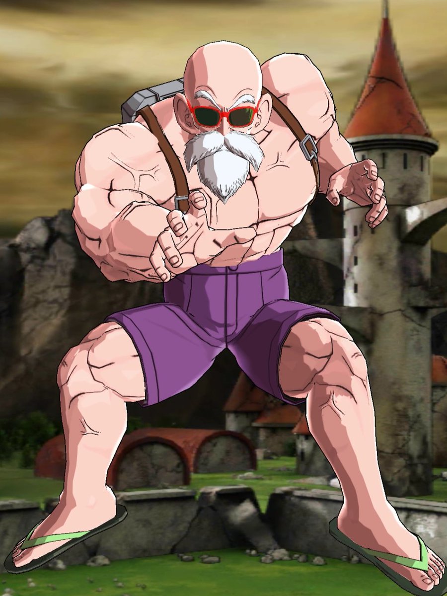 [Master Roshi Is Coming!] Boost DMG &amp; Special Move DMG when changing cover or when faced with an enemy! The Ultimate Arts, "The Original Kamehameha", deals DMG to enemy standby members on hit! Roshi also buffs allies when switched to standby! #DBLegends #DragonBallSagaCampaign