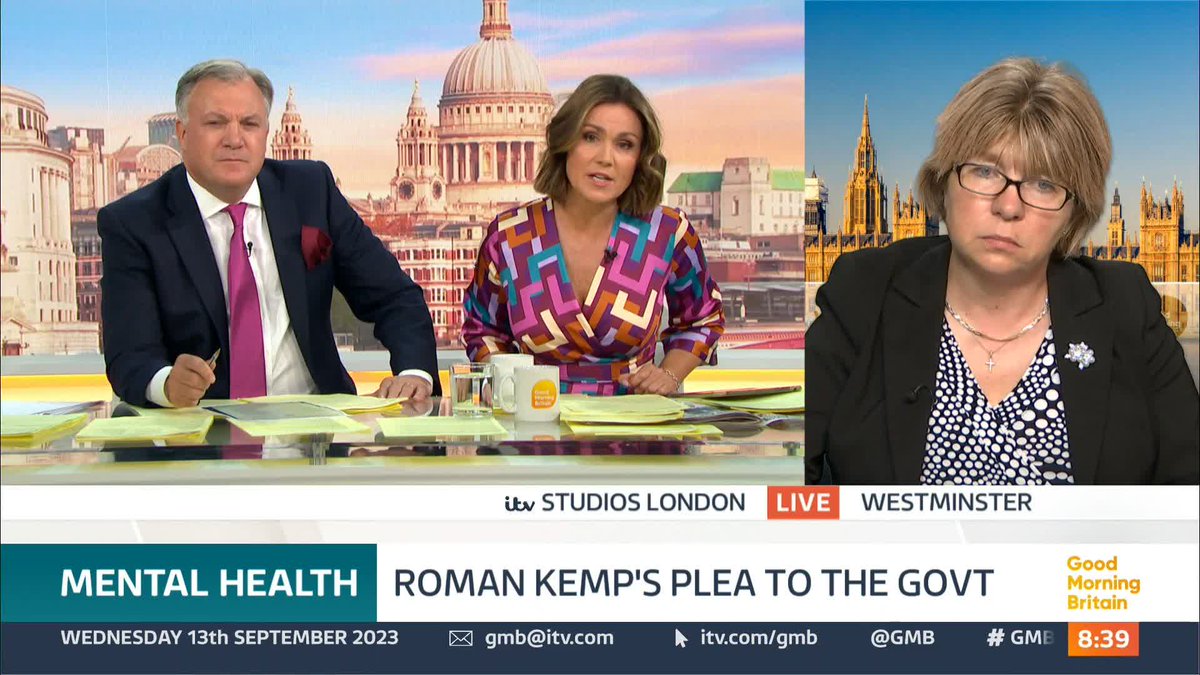 'How are we in a situation where a child or young person in need of mental health support has to wait 3 years?' Susanna Reid questions the Mental Health Minister, Maria Caulfield, over lengthy mental health waiting lists