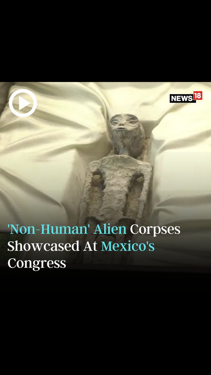 Mexico presents alleged remains of aliens, 2 bodies of non-humans showcased. Watch for more! #Mexico #Aliens #NonHuman