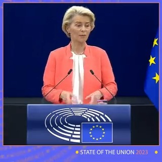 "Global markets are now flooded with cheaper Chinese electric cars. And their price is kept artificially low by huge state subsidies. We are launching an anti-subsidy investigation into electric vehicles coming from China." — President Ursula von der Leyen #SOTEU 2023