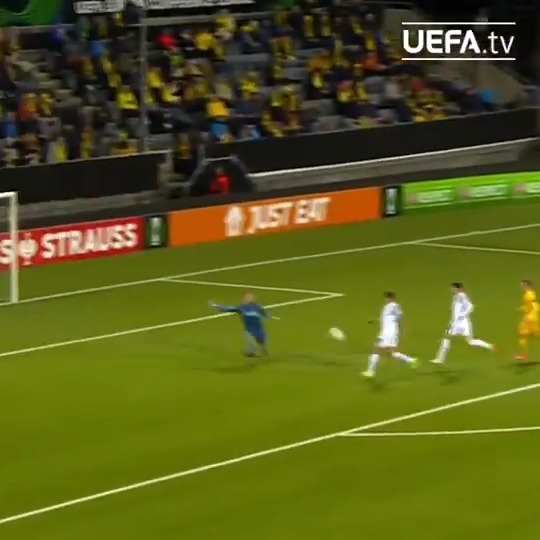 Ice cold finish from Artem Gromov 🥶 FC Zorya Luhansk || #UECL