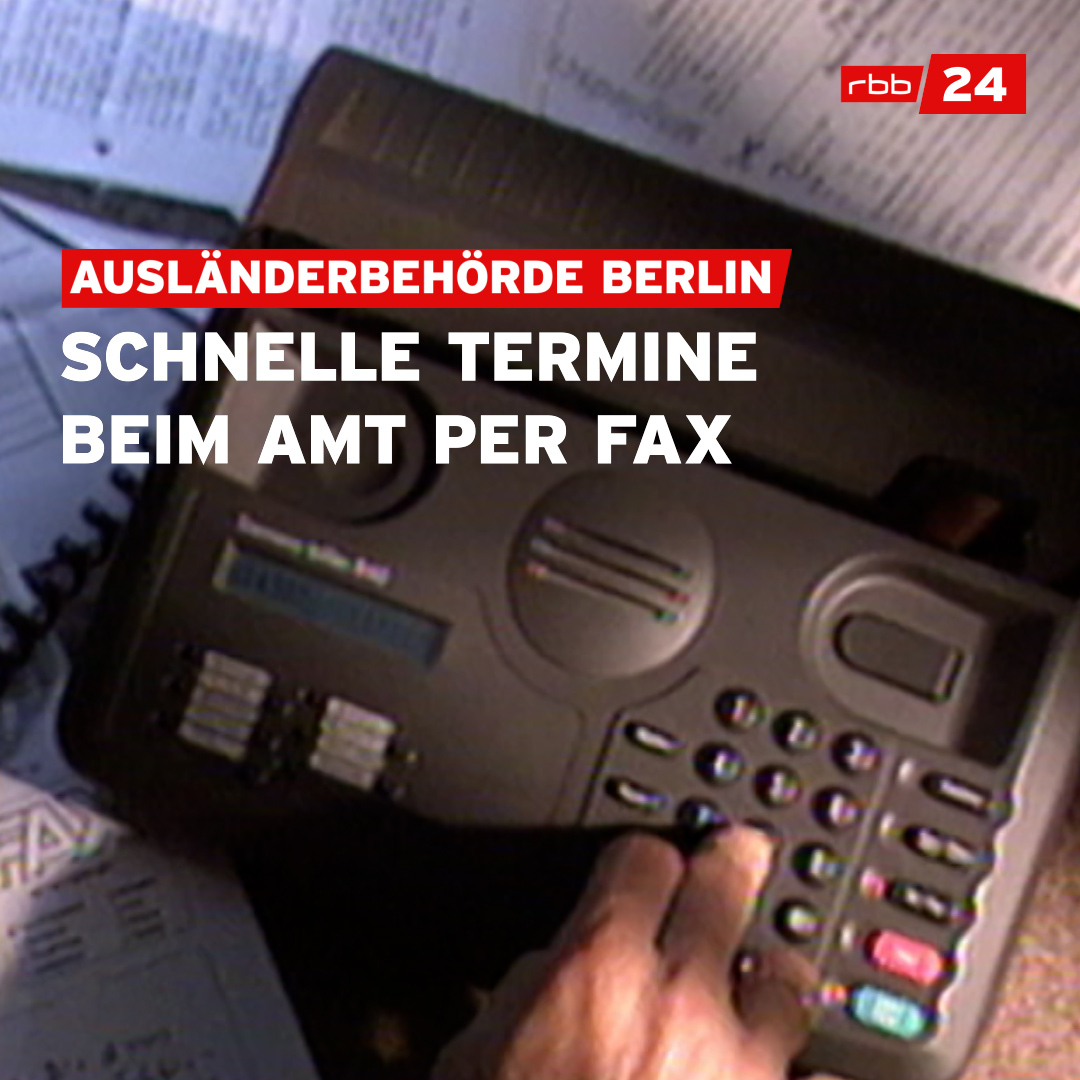 Per #Fax zum Termin? Scheint bei der Berliner #Ausländerbehörde der beste Weg zu sein. Warum, dass kann sich deren Chef nicht erklären, aber auf Social Media gilt das Fax schon als Live Hack. #Digitalisierung #Berlin