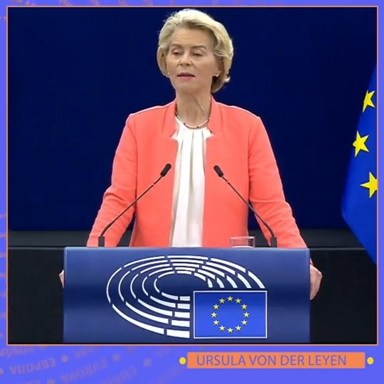"Europe will do 'whatever it takes' to keep its competitive edge. Mario Draghi is one of the Europe's great economic minds, and I've asked him to prepare a report on the future of European competitiveness." — President Ursula von der Leyen #SOTEU 2023