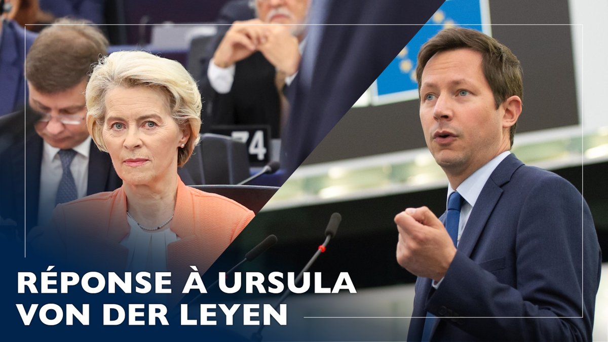 Réponse à Ursula Ursula von der Leyen, à l’occasion du discours sur l’état de l’Union. L’Europe peut retrouver sa prospérité et son rayonnement ; mais cela suppose d’abord de ne plus fermer les yeux sur la réalité. #SOTEU