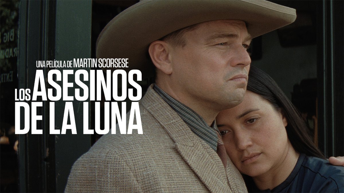 Asesinos de la luna es "la más innovadora y mejor película de Scorsese en décadas". Protagonizada por Leonardo DiCaprio, Robert De Niro y Lily Gladstone. 19 de Octubre exclusivamente en cines.