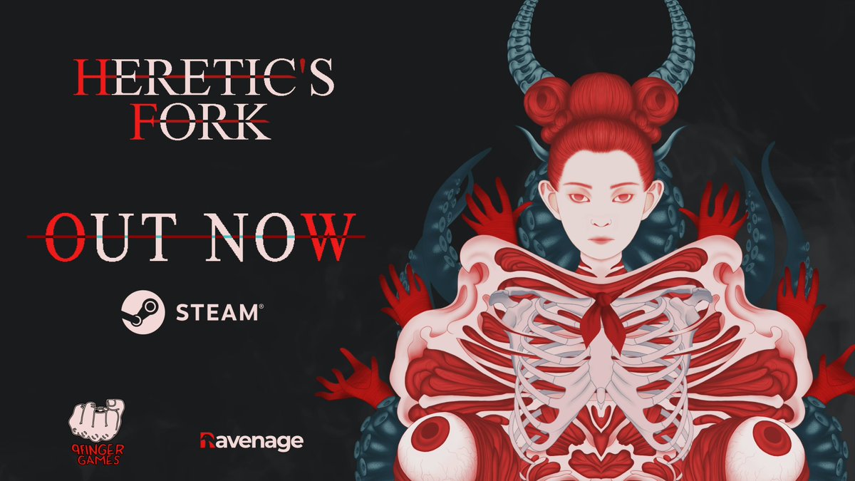 Here comes Judgement Day! Heretic's Fork, the addictive infernal tower defense game with deckbuilding mechanics, is out now on Steam: Step into the shoes of the manager of Hell, punish sinners, and conquer the fiery challenges that await. #indiegames
