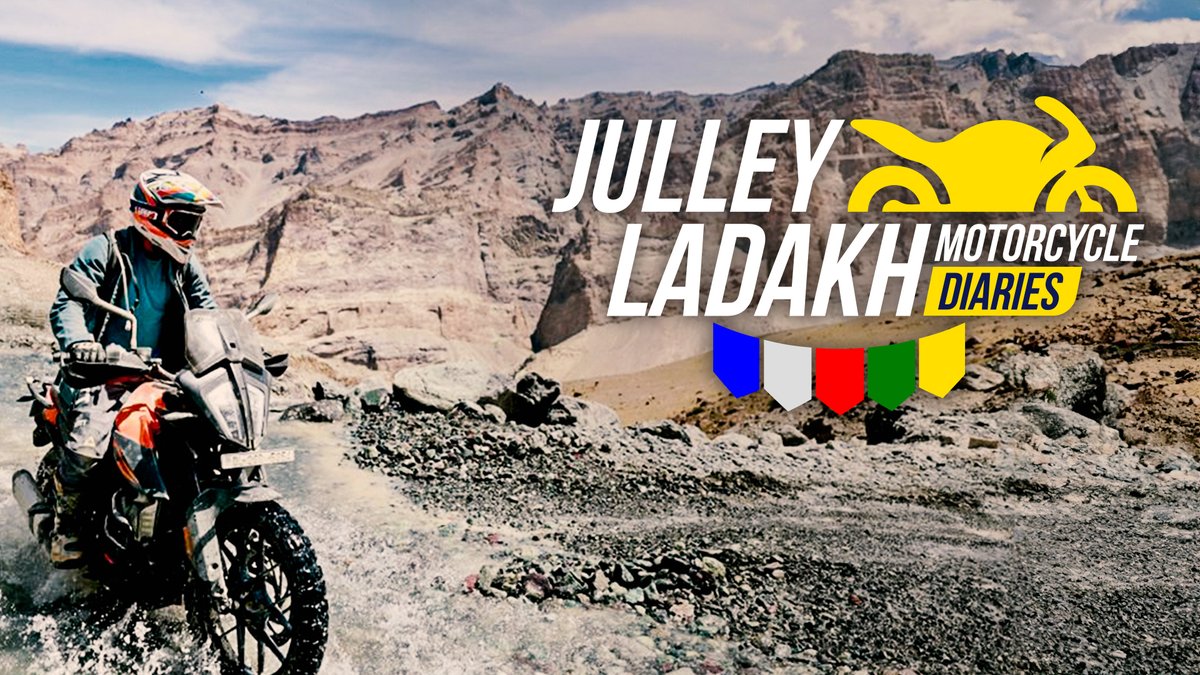 Bharat Jodo on my Bike, across Ladakh's awe-inspiring landscape. The full video of my journey from Leh to Kargil, premieres on my YouTube channel tomorrow 14th September! यात्रा जारी है... 🇮🇳