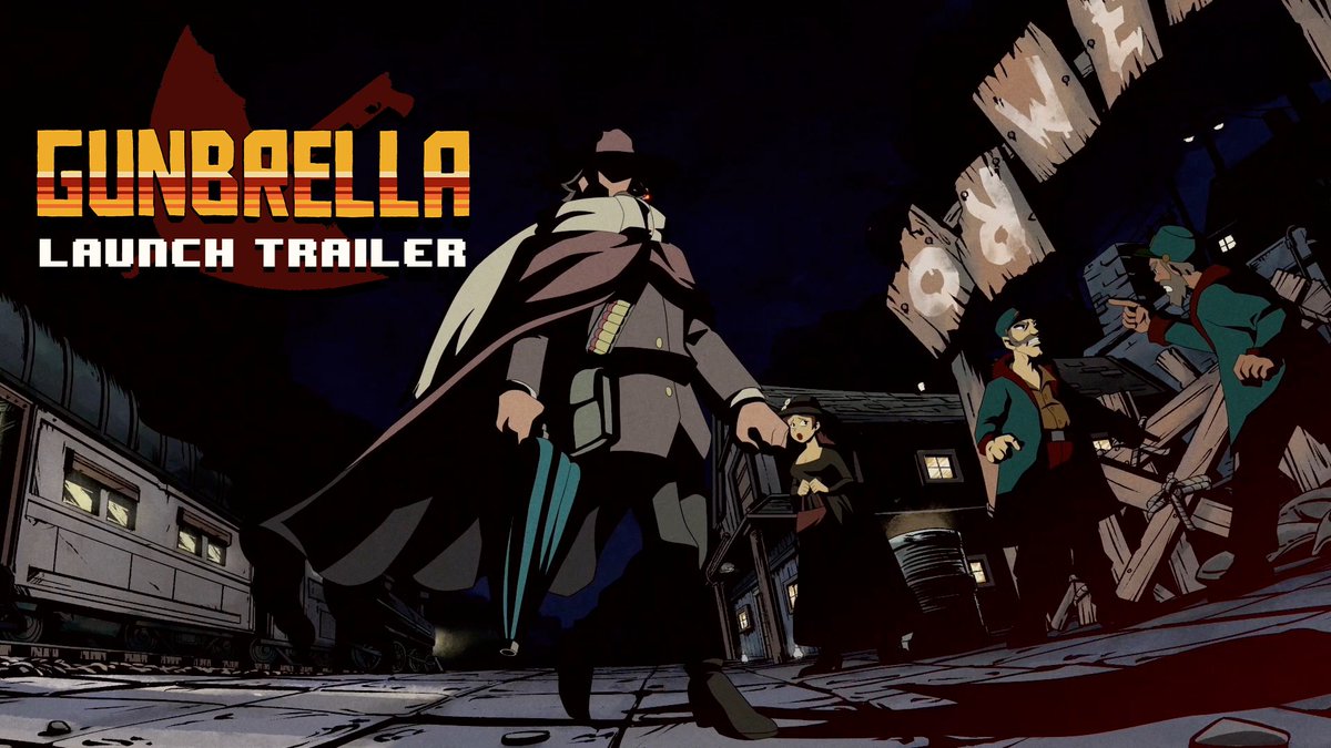 ☂️ GUNBRELLA is OUT NOW! ☂️ 🔫 noir-punk action adventure 🔫 sensational combat and movement 🔫 investigate tangled mysteries 🔫 interrogate bizarre characters