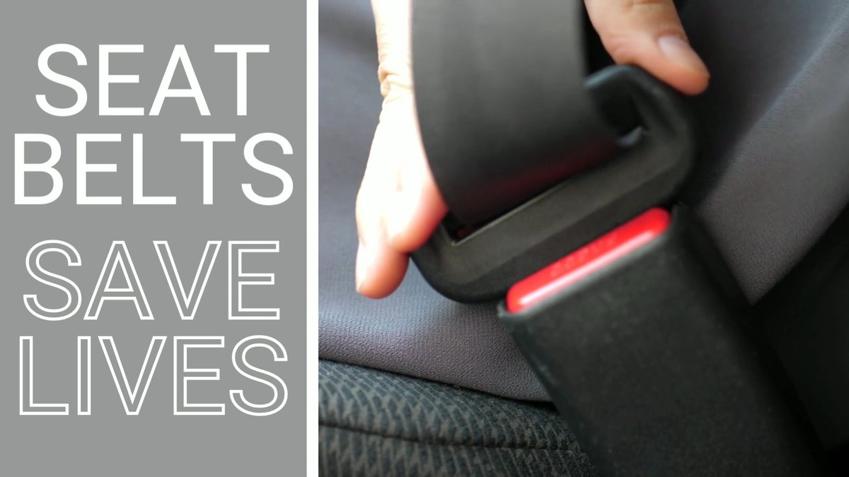 Seat belts save lives! #BuckleUp