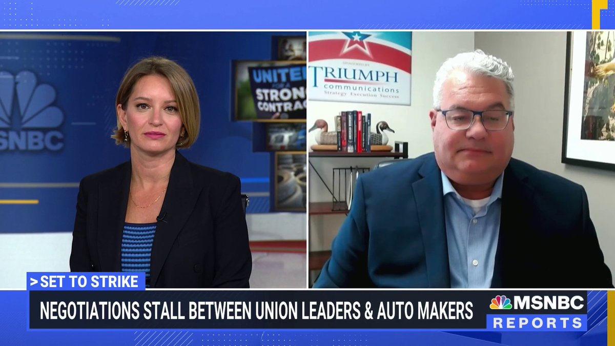 "Because of this profit, if there's ever a time to really catch up, it would be right now." As a potential strike looms for auto workers, former UAW Spokesperson Brian Rothenberg talks about what workers are looking for and how they're approaching negotiations with automakers.
