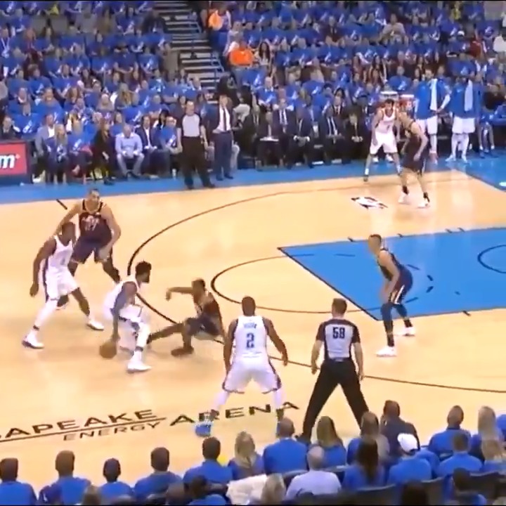 Paul George in OKC was so fun to watch. 🔥🔥🔥 2018-19 season: - 28.0 PPG - 8.2 RPG - 4.1 APG - 2.2 SPG - 77 games played - All-Star Starter - MVP Finalist - DPOY Finalist - All-NBA 1st Team - All-Defensive 1st Team (🎥 Ballislife.com)
