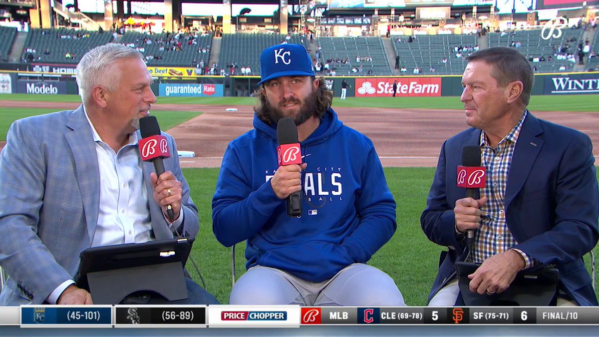 Logan Porter on his debut with the #Royals: "I just got chills thinking about it again. I can't put it into words. I was sitting there last night, laying in bed, and just trying to process everything that happened in the last 24 hours. I honestly still can't."