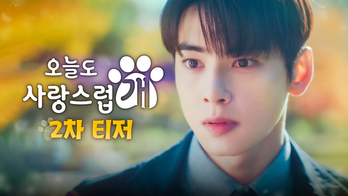 #오늘도사랑스럽개 2차 티저 공개✨ 서원X해나 '멍냥꽁냥' 심쿵 로맨스 시작?!💗 #오늘도사랑스럽개 #오사개 10월 11일 (수) 밤 9시 첫 방송🐶 #mbcdrama #MBC수요드라마 #MBC #AGoodDaytobeaDog #차은우 #박규영 #이현우 MBC 231011 방송