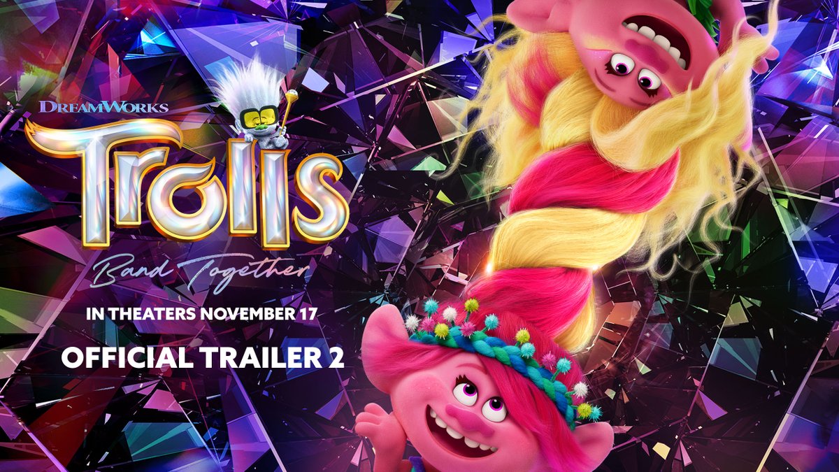 🎶 It’s all we ever wanted, all we ever needed 🎶 Watch the new trailer for #TrollsBandTogether featuring “Better Place” from *NSYNC 🤩 ❤️ to receive updates about the film until it hits theaters on November 17.