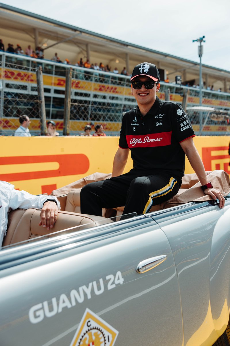 One of our own. ♥️ A special message for you, from 周冠宇 | Zhou Guanyu 🇨🇳. #F1