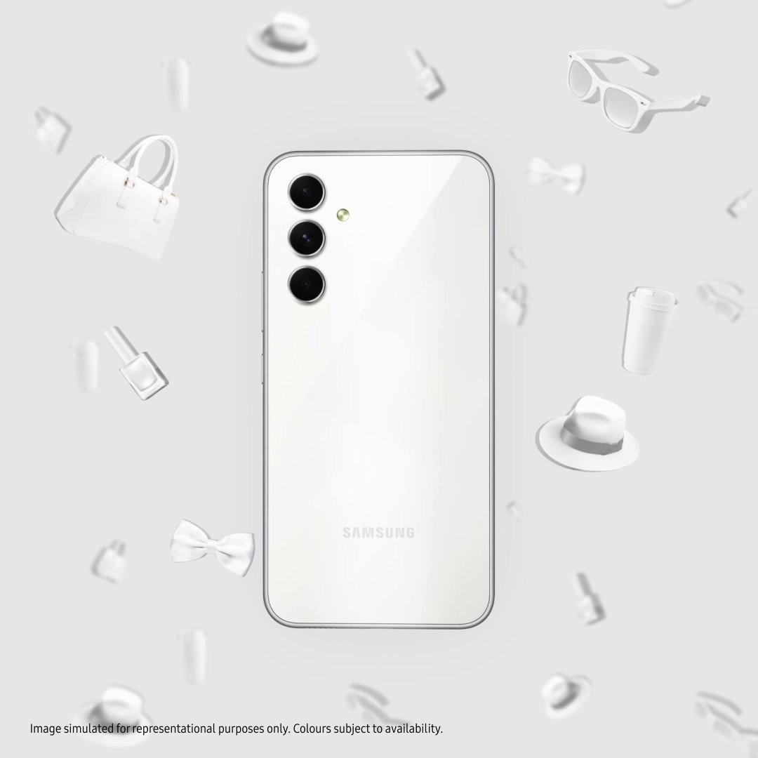 Tell us how #GalaxyA54 5G makes your #AwesomeWhite in the comment section, and stand a chance to win* amazing prize. T&C apply. (Detailed T&C of contest: #AwesomeIsForEveryone #AwesomeGalaxyA #Samsung