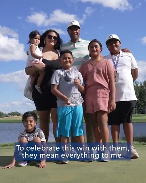 Part-time golfer, full-time father ❤️ Happy birthday, @TonyFinauGolf!