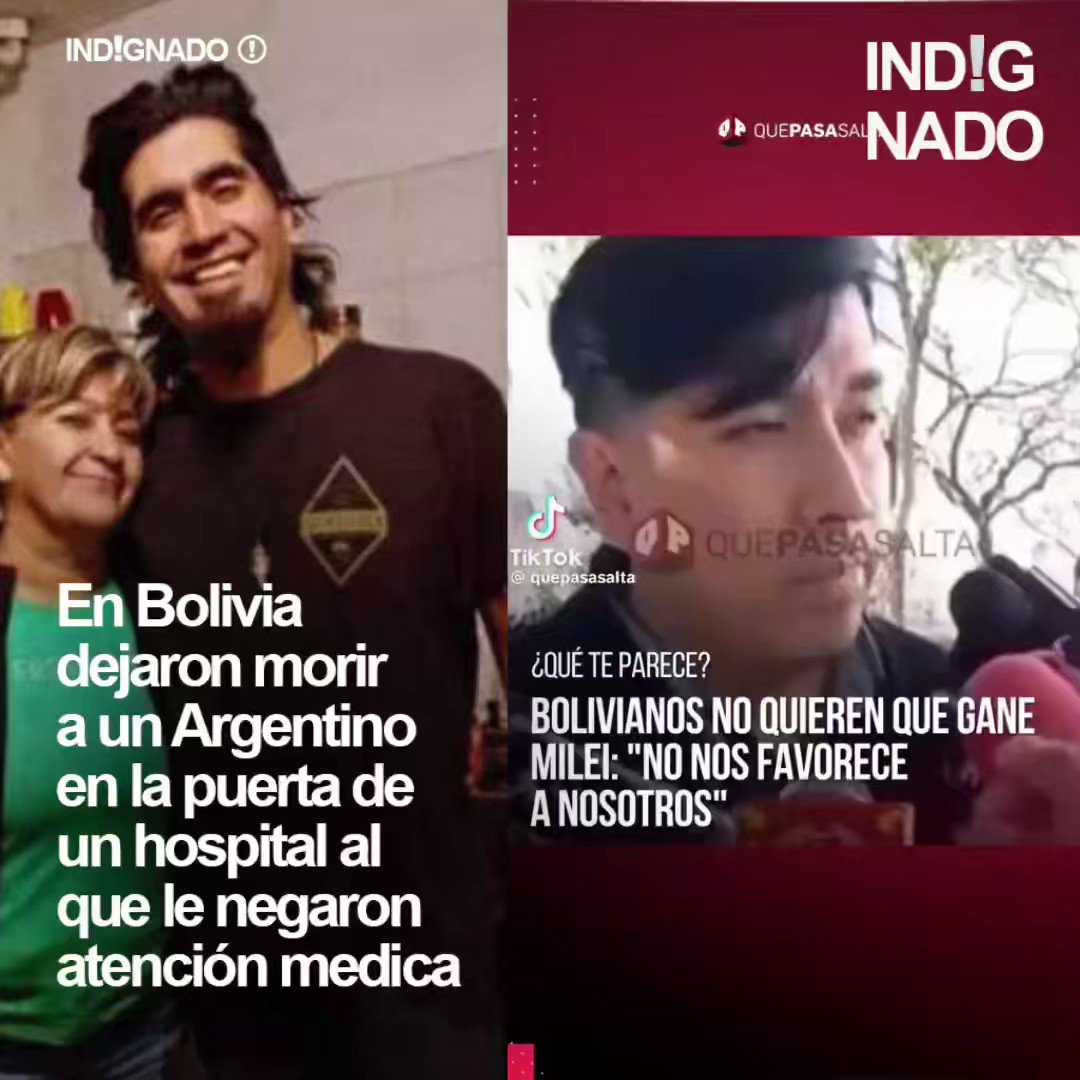Dejaron morir a un Argentino en la puerta de un hospital en Bolivia. Hace una semana lloraban preocúpalos diciendo que si gana la derecha se quedan sin salud gratis. Basta de que nos tomen de boludos. Compartí si queres que no se atienda nunca más gratis a un extranjero. 🧨💥🔥😡
