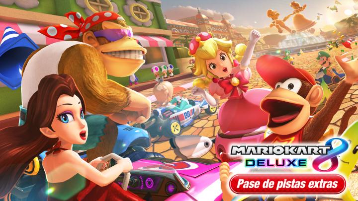 ¡La entrega 6 de #MarioKart 8 Deluxe – Pase de pistas extras pisará el acelerador este invierno! Regresan Circuito de Daisy, de Mario Kart Wii, y cuatro personajes: ¡Diddy Kong, Funky Kong, Pauline y Peachette! #NintendoDirect
