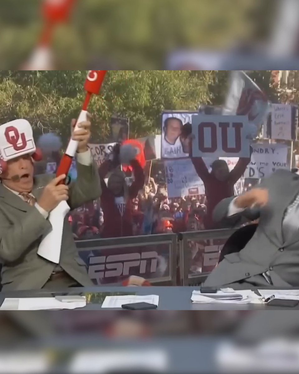 Never forget when Coach got a hold of the Sooner musket 😂 Don't miss Lee Corso make his 400th pick this Saturday on College GameDay‼️