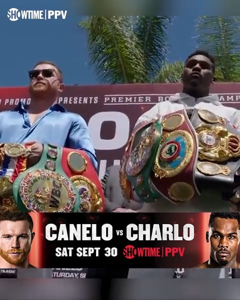 So. Many. Belts. #CaneloCharlo Sept. 30 on SHO PPV. Order now: