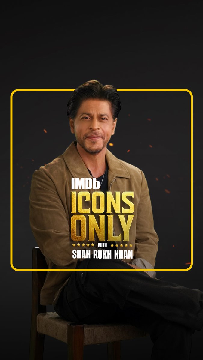 As love pours for #Jawan from audiences worldwide, Shah Rukh Khan sat with us for the first edition of #IMDbIconsOnly to talk about his latest release, his legacy in the movies, his love for playing anti-heroes and a lot more 💛 🎬: Jawan | In Theatres