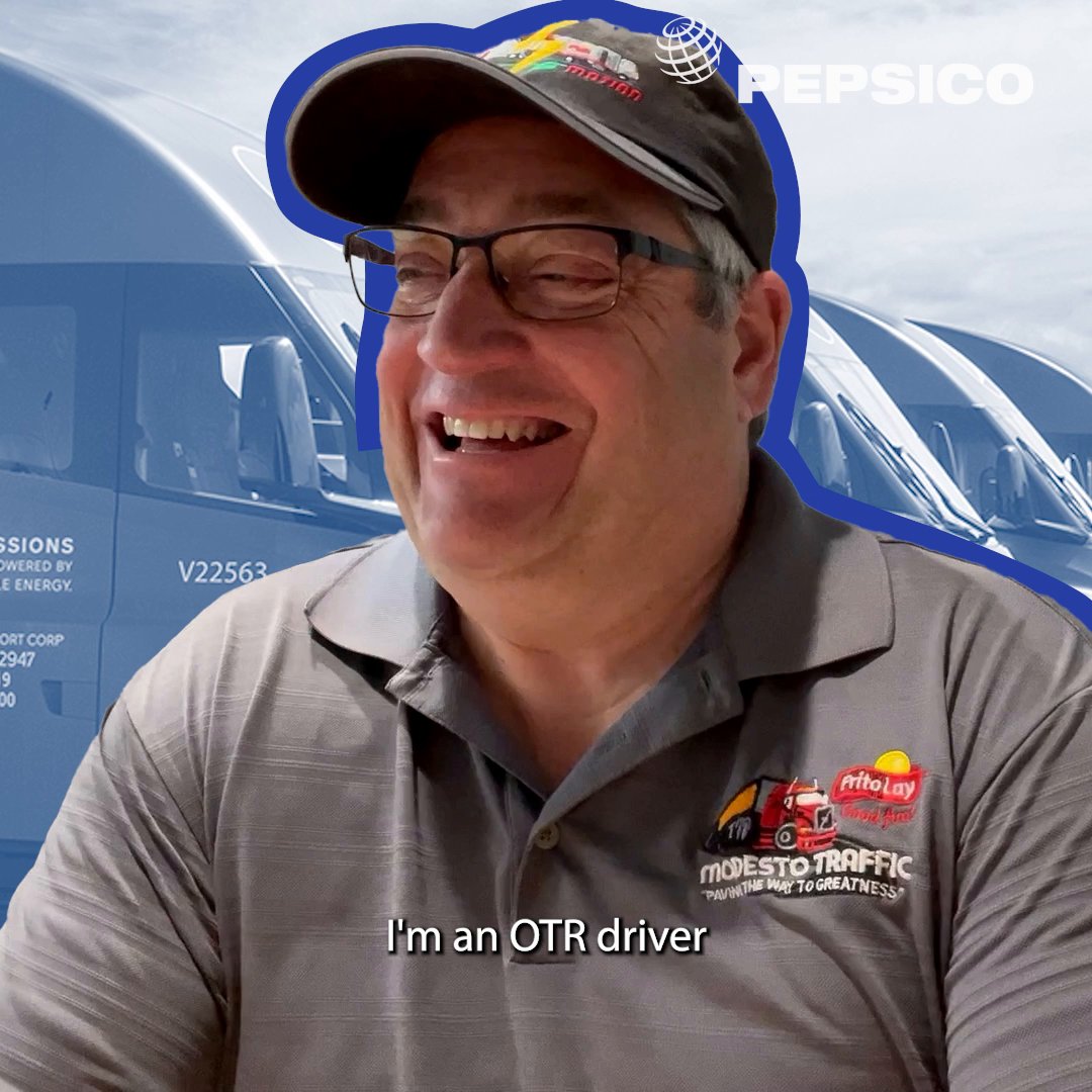 Go behind the wheel with our first Tesla Semi driver, Eric Bettencourt, who shares his experience piloting the electric truck for Frito-Lay. Find out how he’s training drivers to help expand our emission-reducing fleet and achieve our pep+ ambitions: