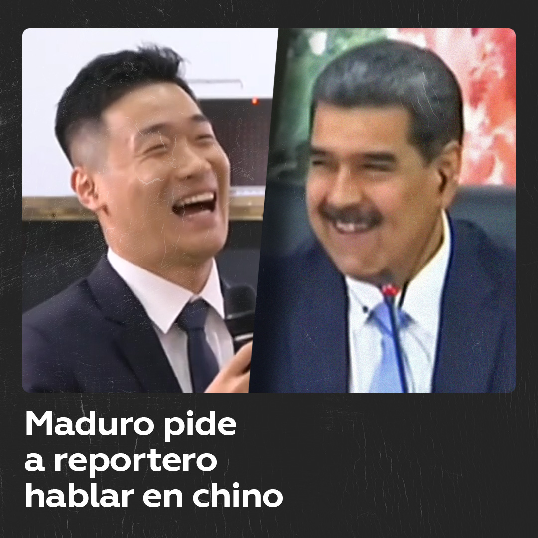 Maduro sin traductor de inglés: “es un nuevo mundo” Nicolás Maduro interrumpió a un periodista para que hablara chino durante una rueda de prensa porque no tenían un traductor de inglés