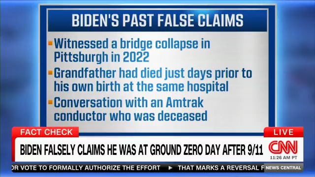 CNN is now running segments pointing out EVERY LIE The President has made during his tenure. WHAT IS THEIR MOTIVE?