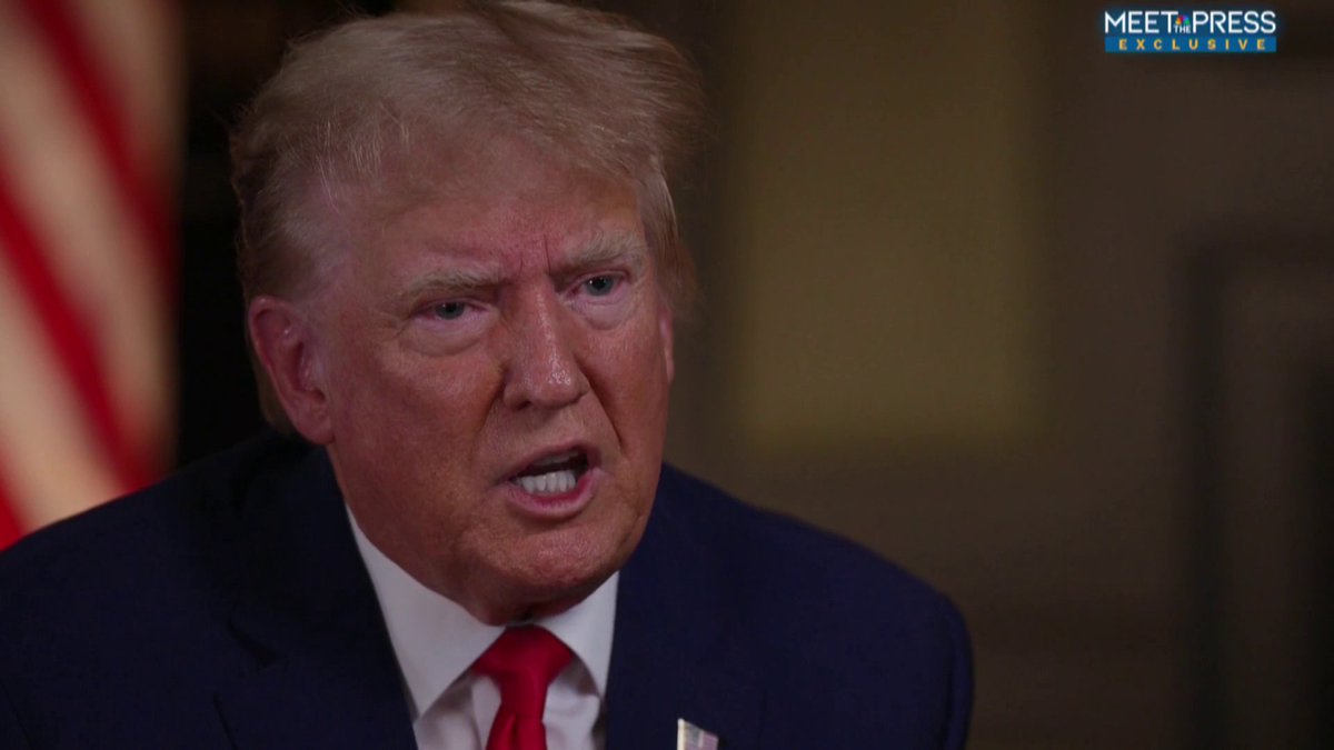 EXCLUSIVE: Fmr. Pres. Trump tells Kristen Welker that he was “given an option to pardon” himself before leaving office. Trump: “I had a couple of attorneys that said, ‘You can do it if you want.’ … I said, ‘The last thing I’d ever do is give myself a pardon.’”