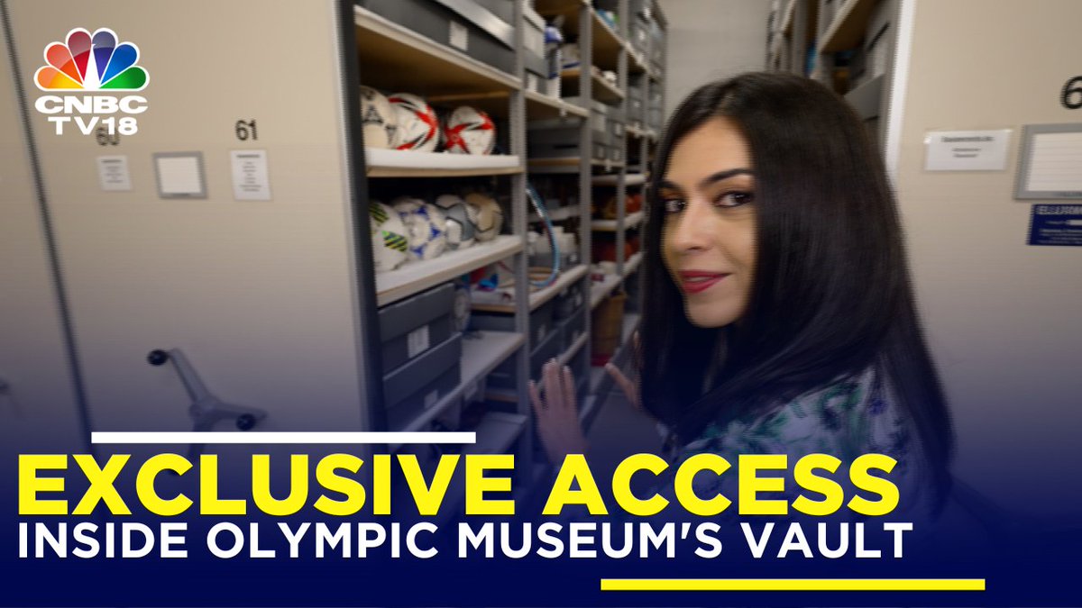 #Exclusive access inside the #Olympic Museum's Vault Witness history on display as Shereen Bhan catches up with Angelita Teo, Director of the Olympic Foundation for #Culture &amp; #Heritage about the story of the Olympic movement &amp; its #athletes