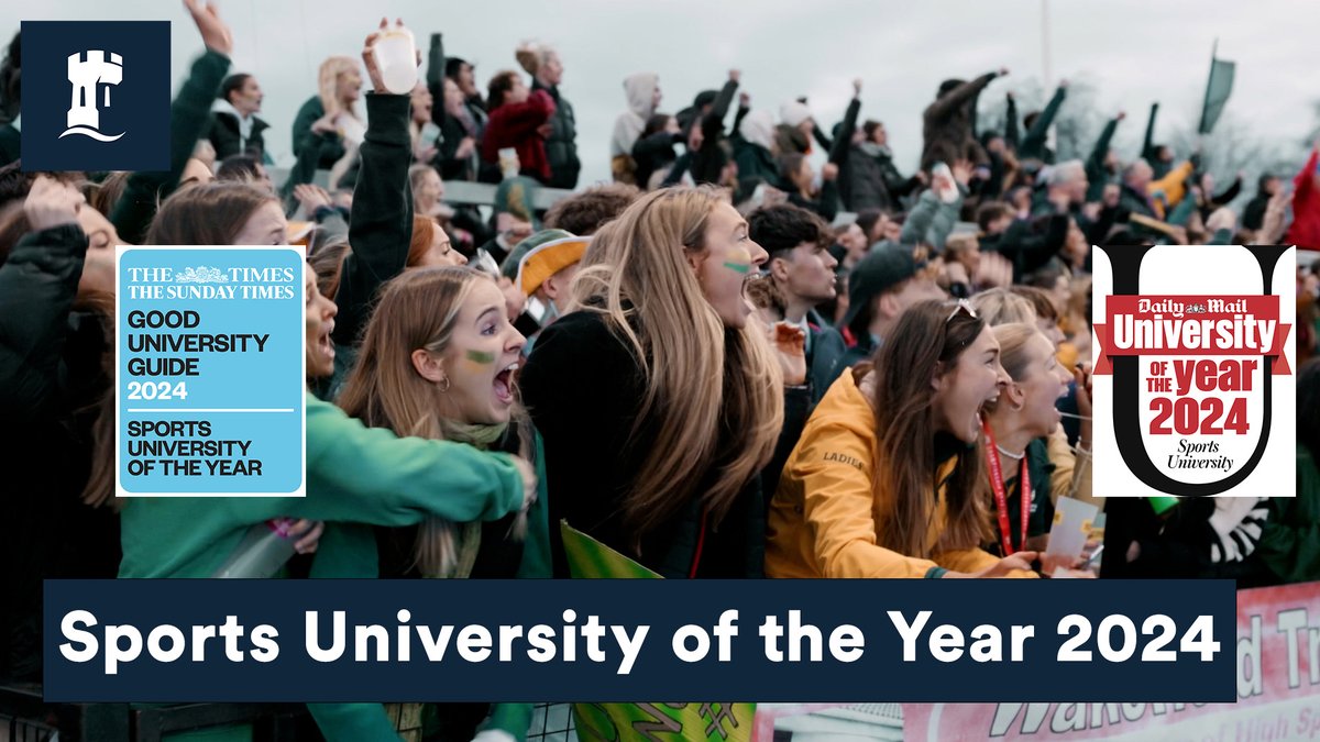 We're thrilled to be named Sports University of the Year by the Times and the Sunday Times Good University Guide 2024 and the Daily Mail University Guide 2024. 🏆🙌 Read more at University of Nottingham Sport #WeAreUoN #GreenAndGold #GoodUniGuide