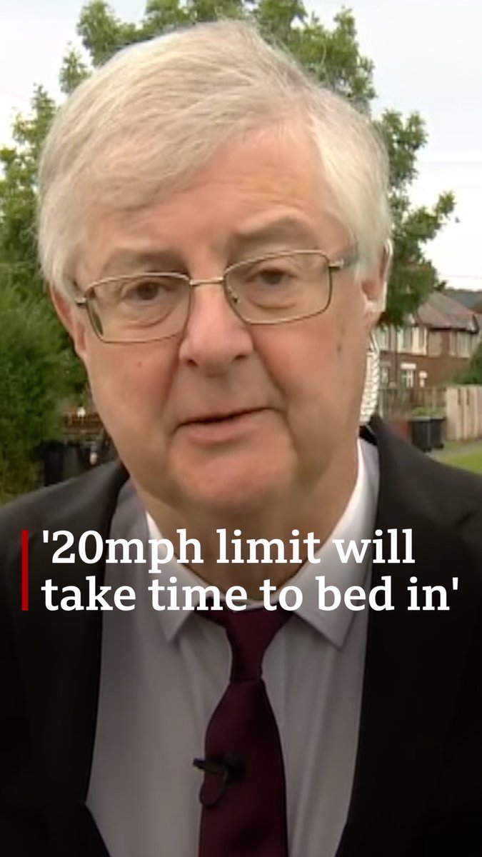 Reducing the speed limit on residential roads in Wales is not intended to 'make life difficult for people', says First Minister Mark Drakeford