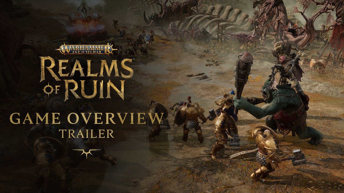 ⚔️ Wage a campaign of brutal conquest in this realm-shattering real-time strategy game set in the Warhammer Age of Sigmar universe. 🏹 Our latest trailer reveals exciting new features, including the Map Editor and Army Livery. 🔗 PRE-ORDER NOW