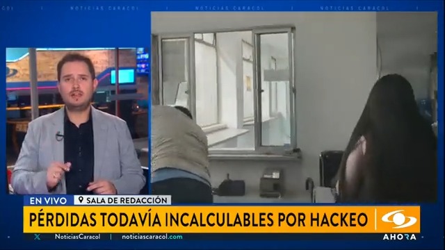 Continúa la grave situación por ciberataque en Colombia que ha afectado los servicios de salud y trámites judiciales. El Gobierno por ahora sigue intentando medir la magnitud de este ataque a la información. Más en