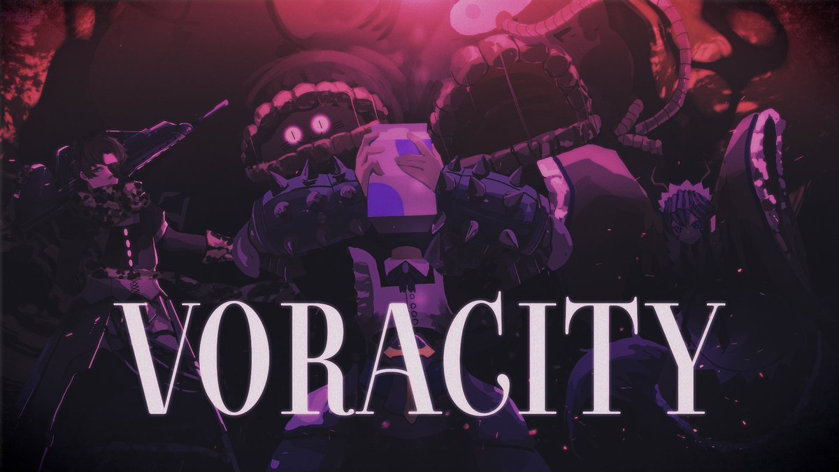 VORACITY -Cover- 成人男性三人組 🍡🐈 Vo:ウォルピスカーター Vo:えるの Vo:りする Vo:ニャンヤオチュー VoMix:りする Arrange:AIZEN Illustration:Pepar0ni Movie:コバヤシ ケイ ▷【FULL】