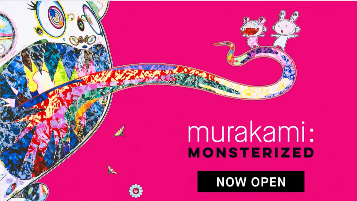 NOW OPEN: #MurakamiMonsterized 👹 🌸 Meet a larger-than-life array of colorful monsters embodying the hopes and fears of the digital age at “Takashi Murakami: Swelling of Monsterized Human Ego.” 🎟️ Tickets are on sale now! 📷: takashi murakami, ©RK/TM/KK